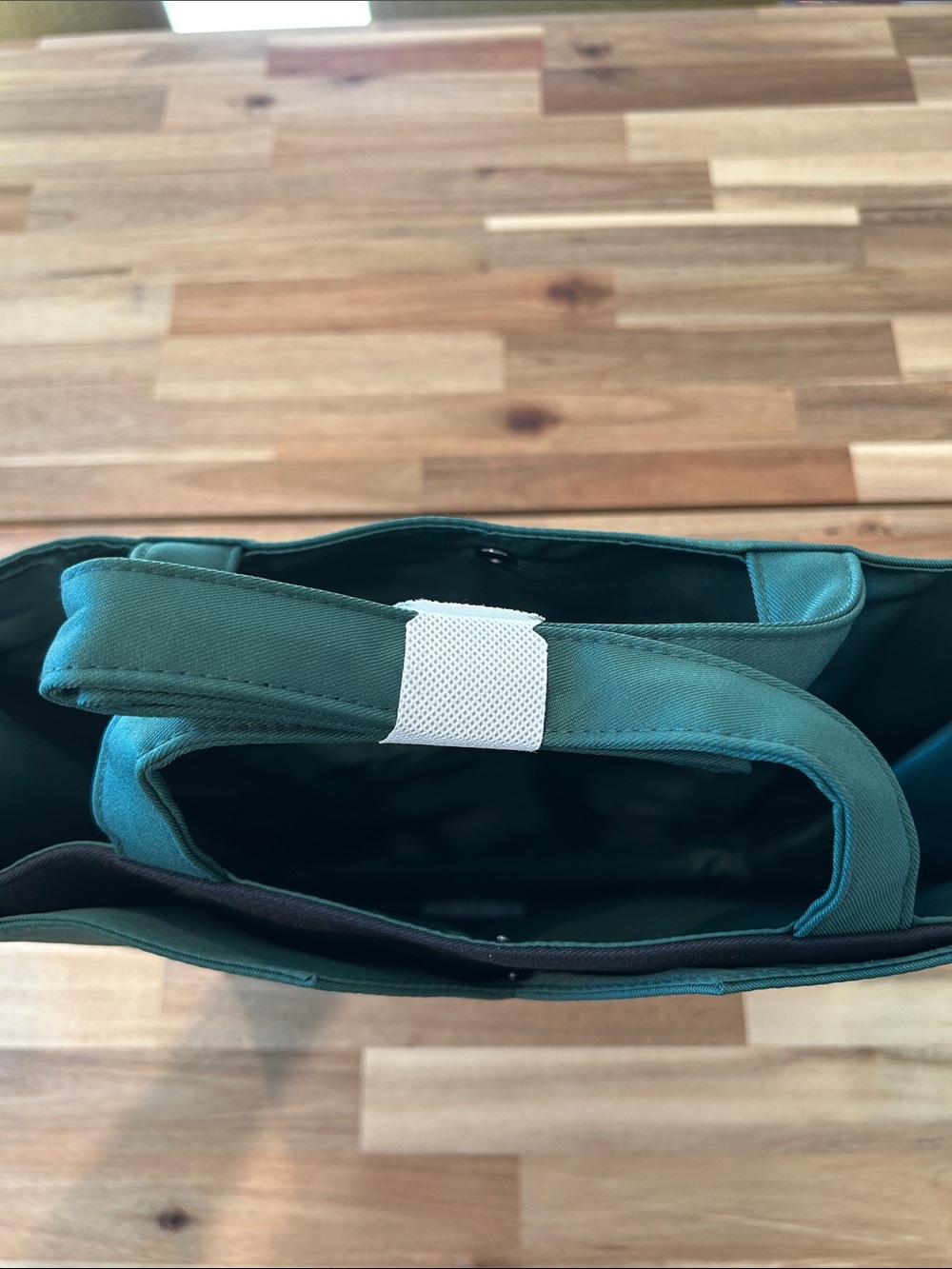 Prada Emerald Tote with Top Handles - Picture 3 of 8